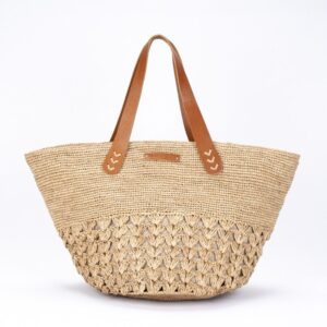 Bolso de fibra natural Biki