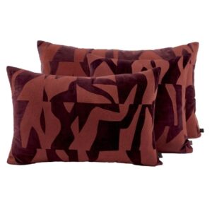 Cojín Milton 40x60cm burgundy