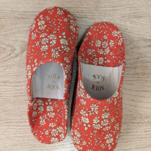 Babuchas liberty rojo