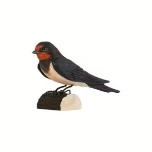 Pájaro tallado en madera golondrina