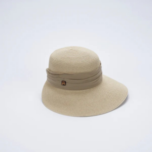 Sombrero visera cinta natural