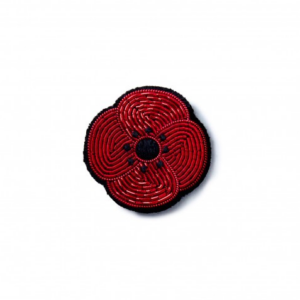 Broche mini coquelicot