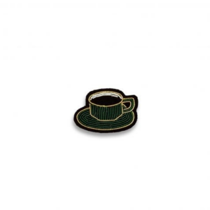 Broche cup of coffe