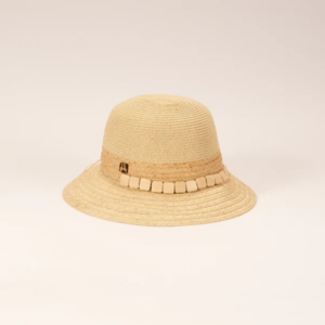 Sombrero  natural cinta teselas