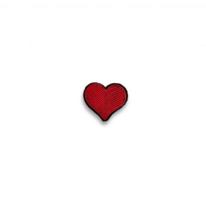 Broche red heart