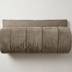 Edredón de terciopelo Moki 220x240cm sepia